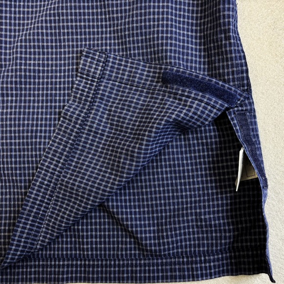 5.11 Tactical Series Shirt Mens XL Snap Close Blue Plaid Short Sleeve Work Top - Picture 5 of 9